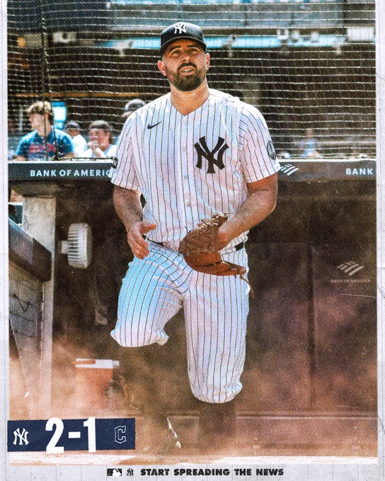 FINAL: Yankees 2, Guardians 1. 