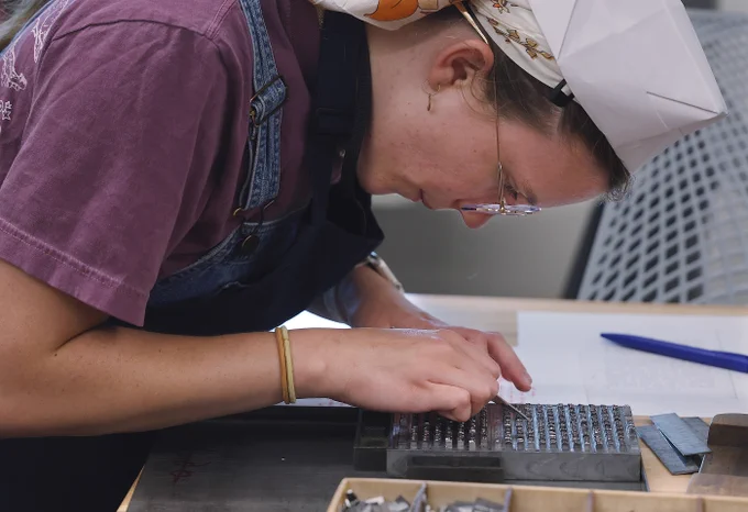 A close look at metal type