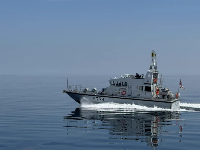 HMS Ranger underway in the Baltic Sea.

Credit: HMS Ranger