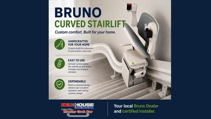 Bruno curved stairlift