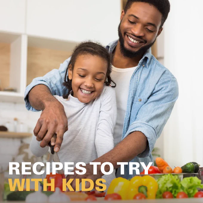 Promotional image about Iowa State University Extension and Outreach's Extension Store product for recipes to try with kids.