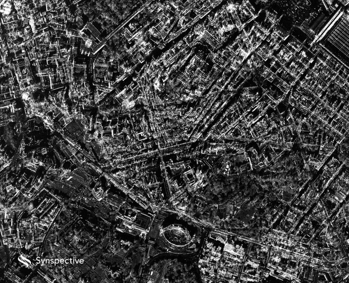 Rome, Italy. StriX image © Synspective Inc.