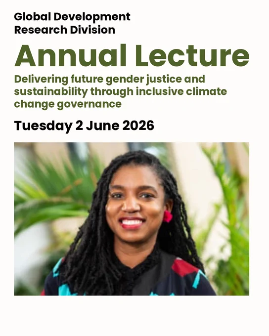 Dr Pedi Obani, will be delivering the Keynote talk at the Global Development Research Division’s annual lecture for 2026 in the School of Agriculture, Policy and Development.