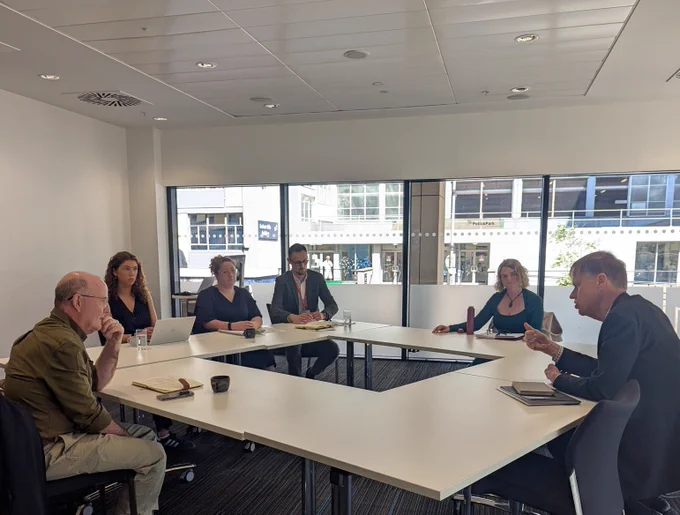 FAI Learning Disability Research Programme team meeting with Sir Stephen Timms, Minister of State for Social Security and Disability.