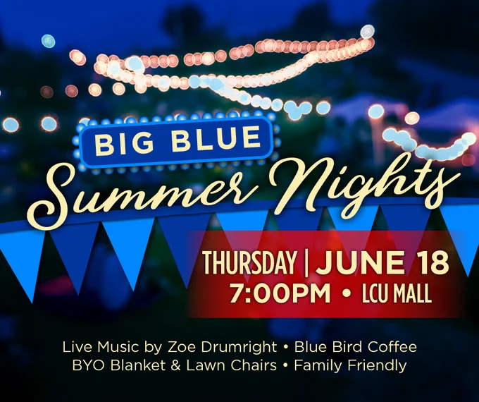Mark your calendars! Big Blue Summer Nights is BACK Thursday, June 18th. We hope you'll join us for some music, coffee, and community! ☀️ 