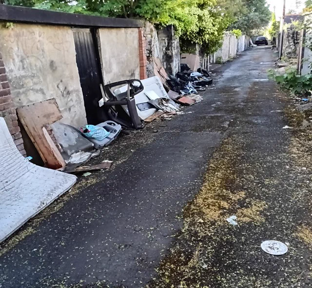 Connaught Road Lane before and after enforcement and blitz teams