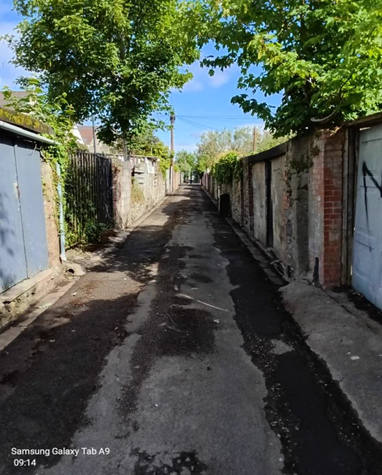 Connaught Road Lane before and after enforcement and blitz teams