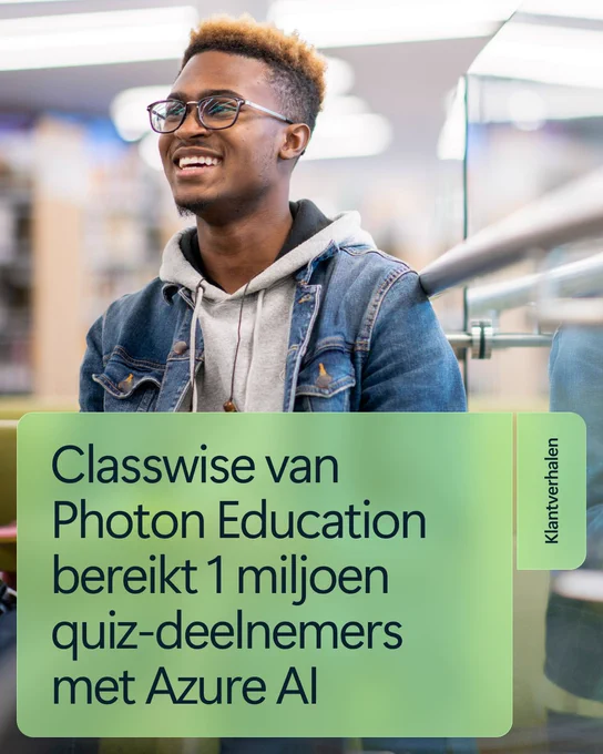 Classwise van Photon Education bereikt 1 miljoen quiz-deelnemers met Azure AI