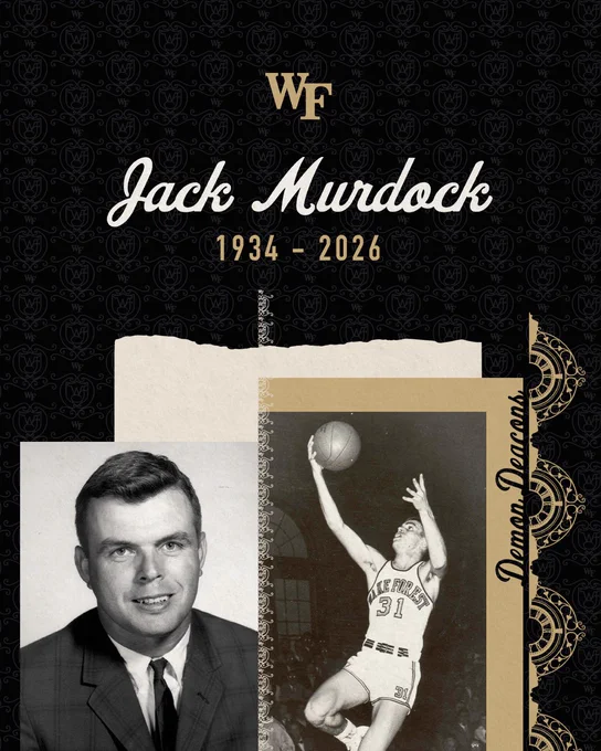 In memory of Wake Forest Sports Hall of Famer Jack Murdock