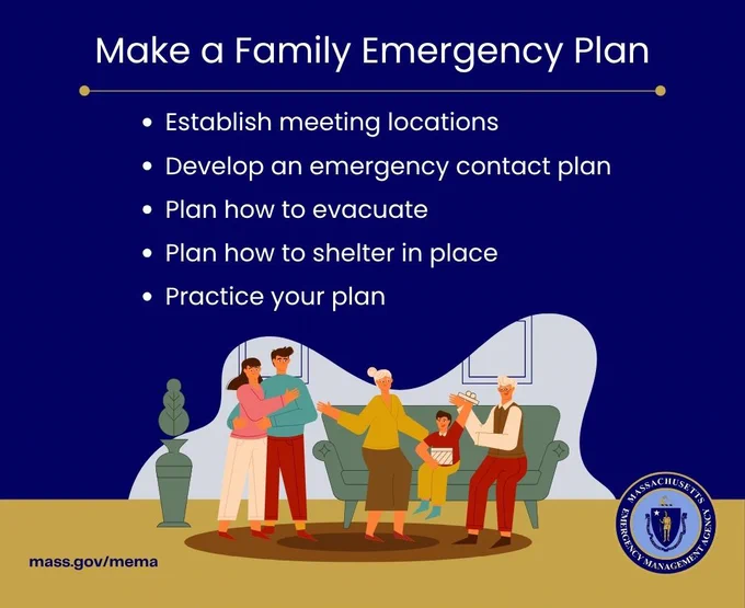 Making a Family Emergency Plan is one way to help older adults prepare for an emergency or disaster.