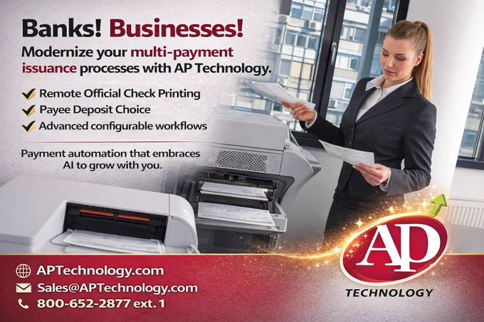 #RemoteOfficialCheckPrinting means deals close fast, with fewer trips to the bank. #Banks! Help your business customers modernize and automate payments. Configurable workflows. #Secure32 replacement. See more here: https://www.aptechnology.com
