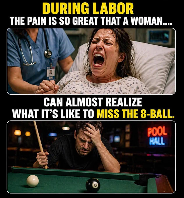 Funny Pics 📸 🤣🤣🤣
#labor #pain #missing 
#goplaypool 
#goplaypoolapp 