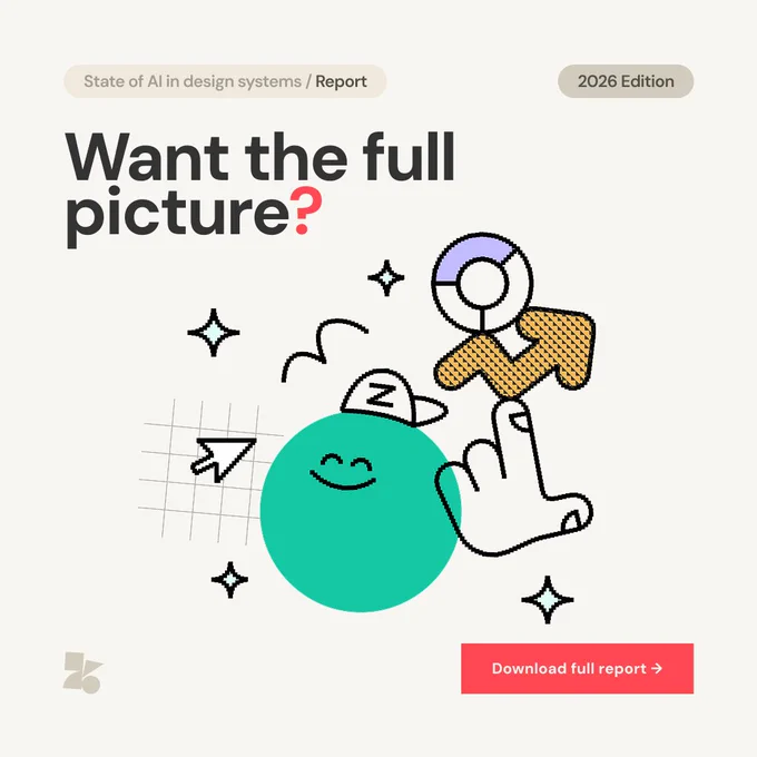 Slide 8 "Text reads: Want the full picture? Download full report. Illustrated character smiling, surrounded by sparkles and a cursor icon."