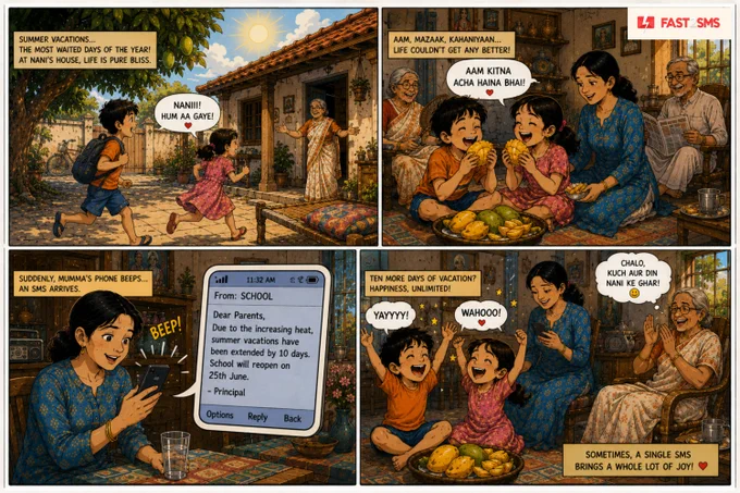 Summer Vacation at Nani's Place