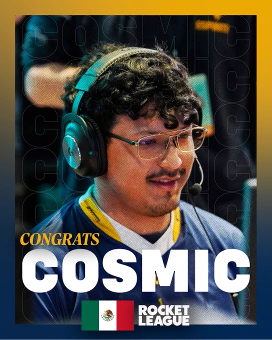 WVU Rocket League player Cosmic was chosen to represent Team Mexico at the Esports Nations Cup.