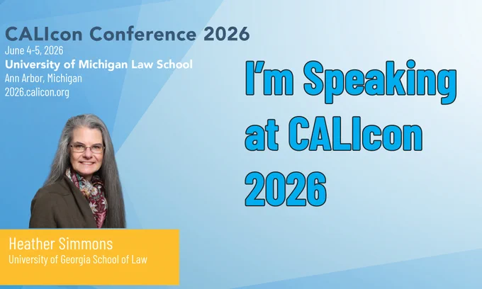 Check out the CALIcon 2026 session "Old-Fashioned Legal Research: Doubling Down on Foundational Skills"