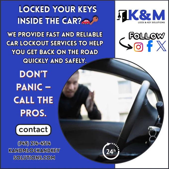👇 | Contact us at:
☎ | (949) 214-4514
🌐 | Visit http://kandmlockandkeysolutions.com/