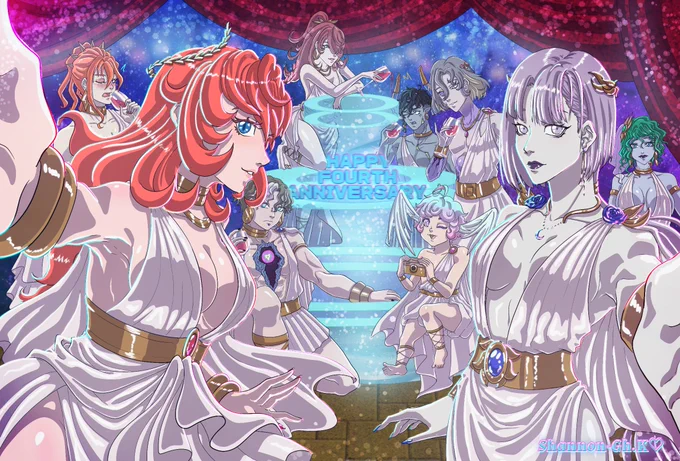 A party for Gods and Goddesses 👀❤