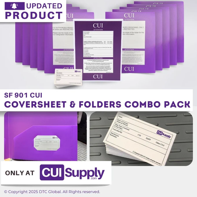 Keep Controlled Unclassified Information organized, marked, and protected. With a "Restricted Access" notification printed on the outside of the folder and a filled-in coversheet inside, you will help establish structured security measures for personnel to follow to meet compliance requirements.