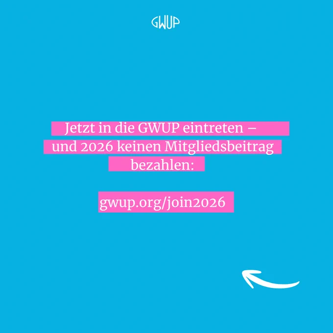 Jetzt in die GWUP eintreten – und 2026 keinen Mitgliedsbeitrag bezahlen: www.gwup.org/join2026