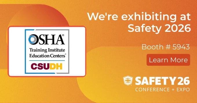 We're exhibiting at Safety 2026 in Anaheim! We'll see you on the show floor at Booth #5943