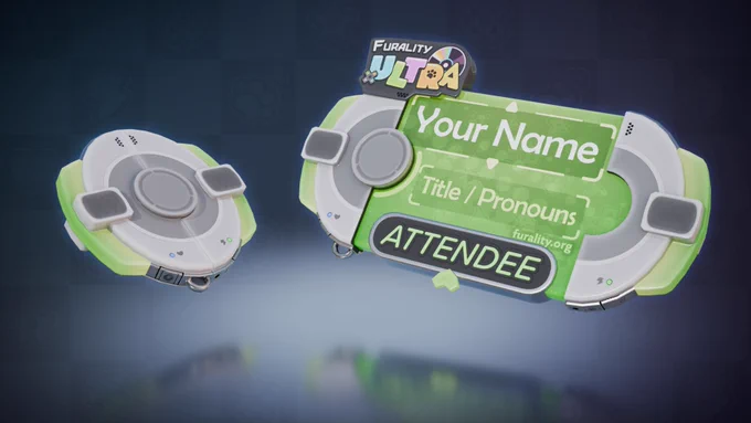 A nice green badge asset for Attendee tier, including segments and including a collapsed shell version!