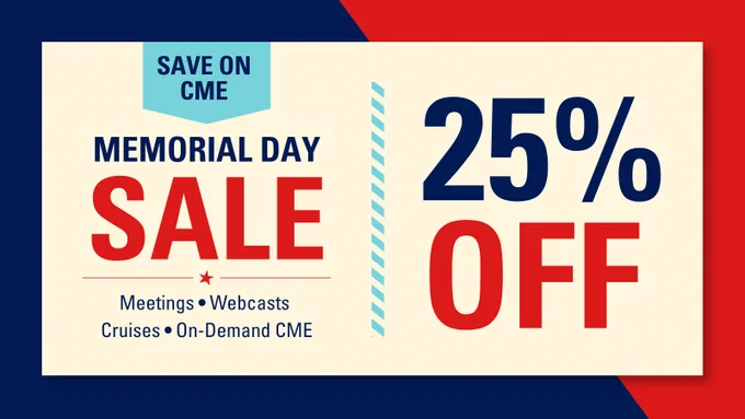 25% off CME through May 29 at midnight.