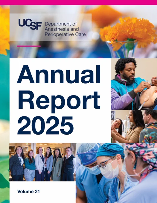 Annual Report 2025 cover featuring a collage of colorful images of people within the department.