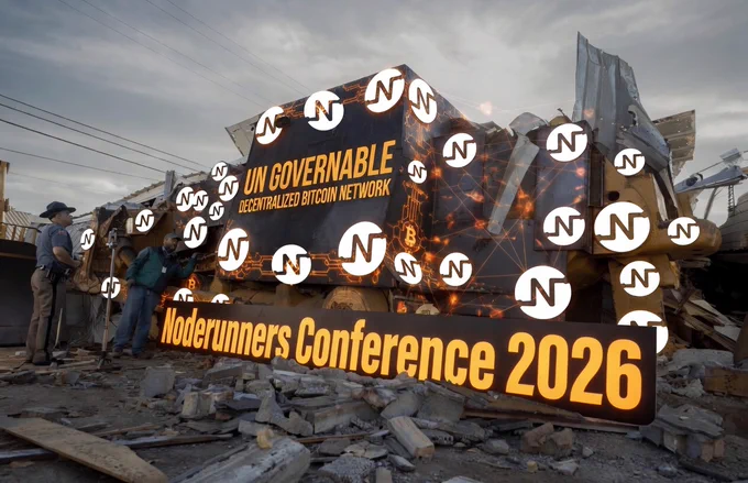 Unstoppable conference for ungovernable noderunners