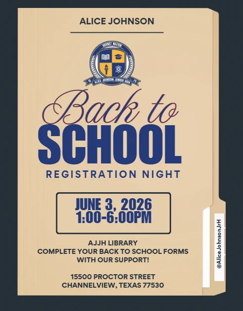 Back to School Registration Night- English 