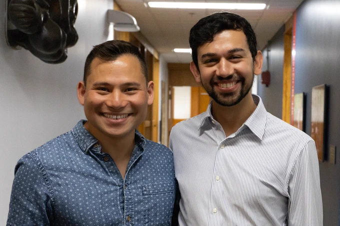 Erik Lin-Greenberg, left, and Eyal Hanfling