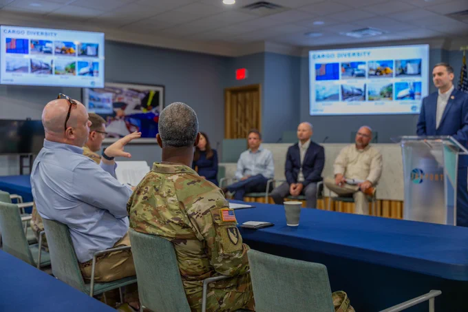 U.S. Army Corps of Engineers (USACE) visits JAXPORT