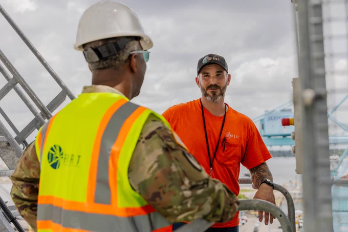 U.S. Army Corps of Engineers (USACE) visits JAXPORT