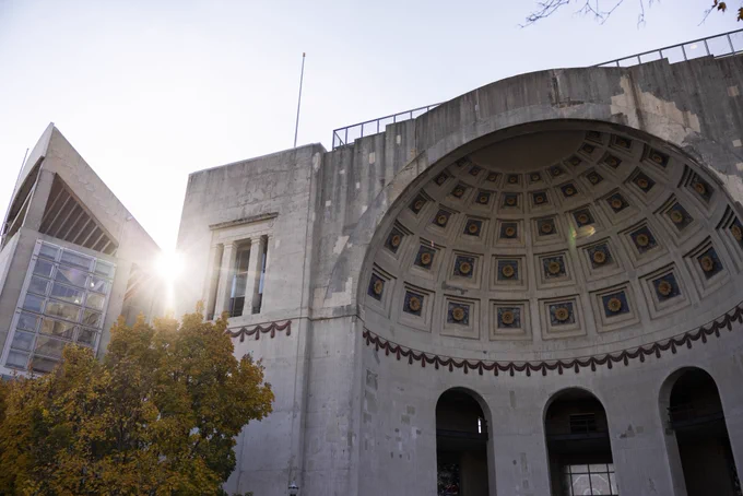 The rotunda at Ohio Stadium