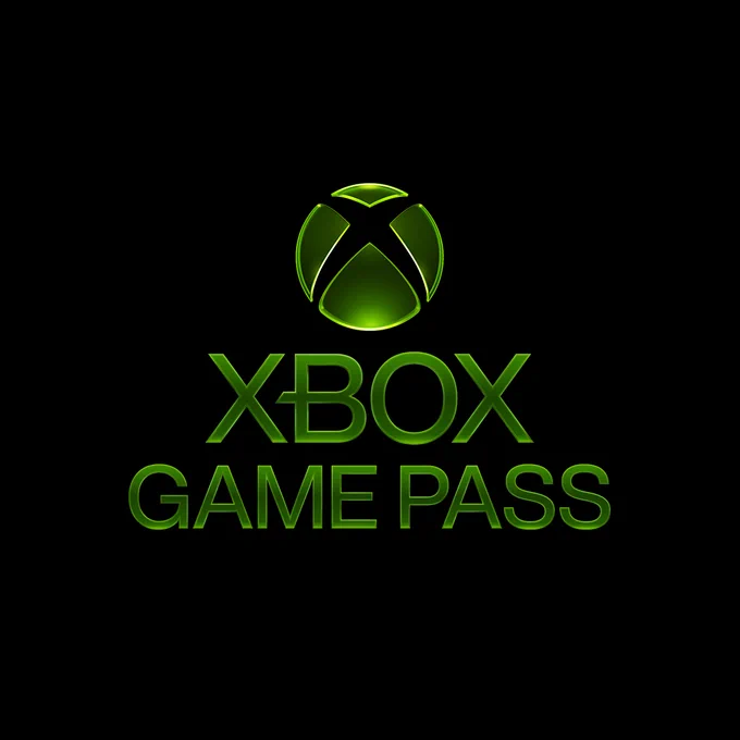 The new XBOX Game Pass logo on a black background.