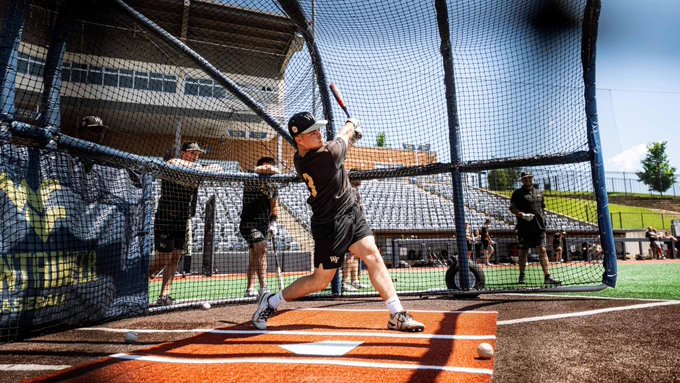 Wake Forest baseball regional practice
