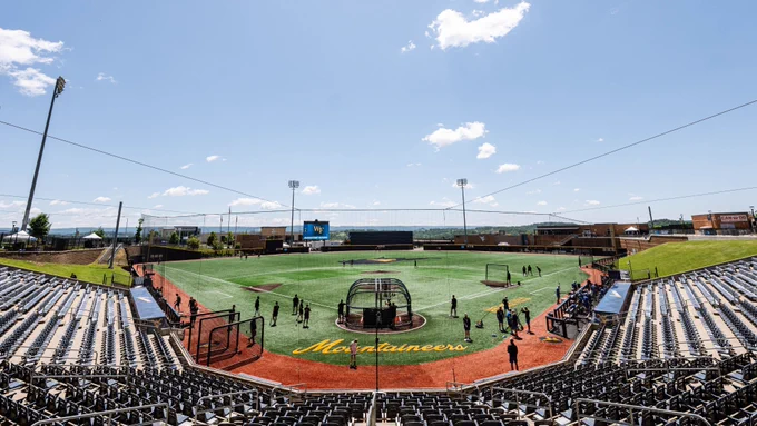 Wake Forest baseball regional practice