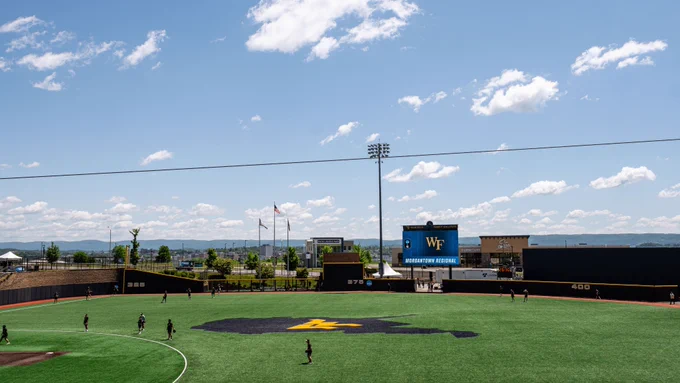 Wake Forest baseball regional practice