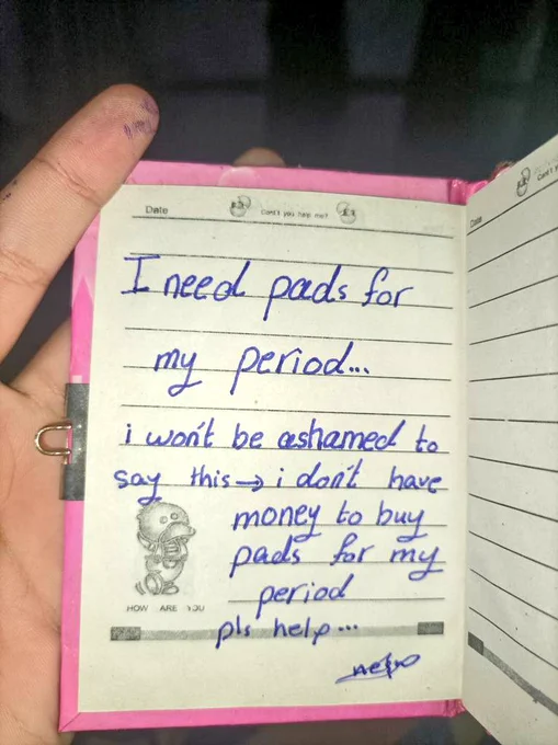  WANT PADS FOR MY PERIOD

I WANT PADS FOR MY PERIOD

It wasn't easy for me to say this because I'm a girl and it's a sensitive thing for us but it started affecting me and causing uterine diseases & infections Pls help ⬇️⬇️
https://chuffed.org/project/129186-help-me-evacuate-my-family-from-a-war-zone
Or
paypal.me/mohajayyab