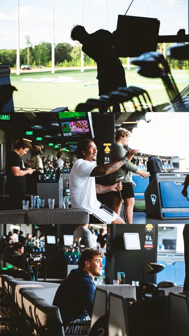 Wake Forest football Topgolf