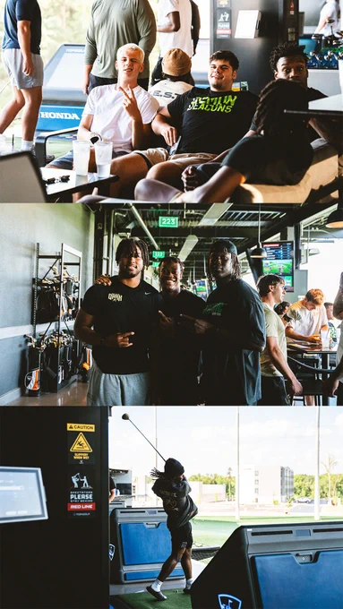 Wake Forest football Topgolf