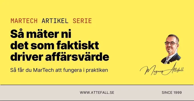 Visualisering av hur marknadsdata, KPI:er och affärsmål kopplas samman för att mäta verklig effekt istället för enbart aktivitet och synlighet.