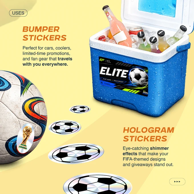 Bumper and Hologram Stickers