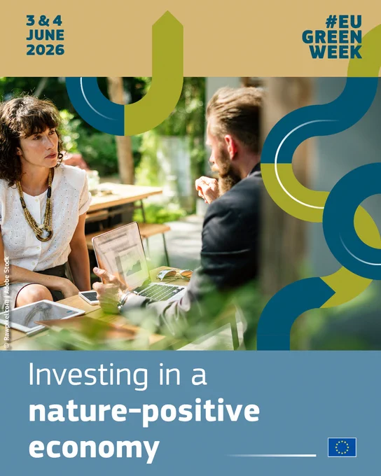Visual with the text: investing in a nature-positive economy