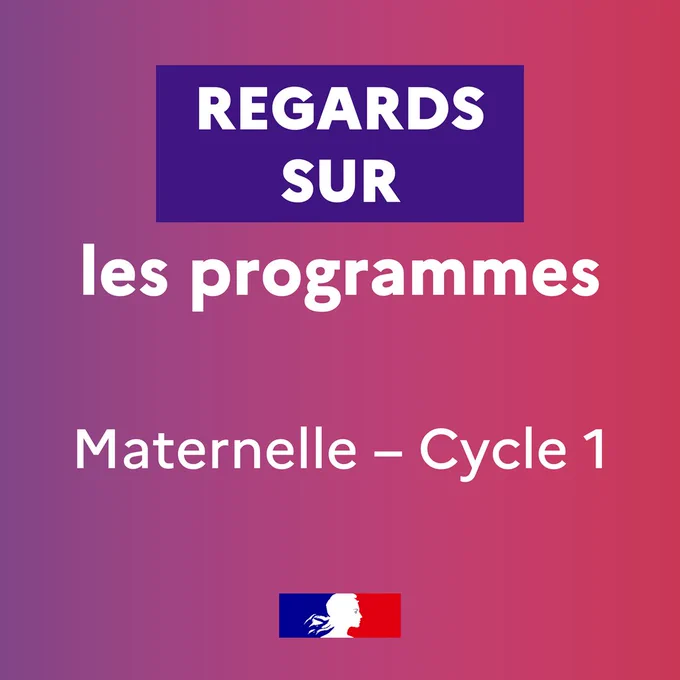 Regards sur les programmes de maternelle (cycle 1)