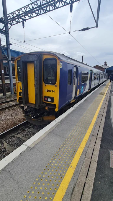 Northern Trains 150214 - The Bentham Line A Dementia Friendly Railway at Doncaster Railway Station Platform 7