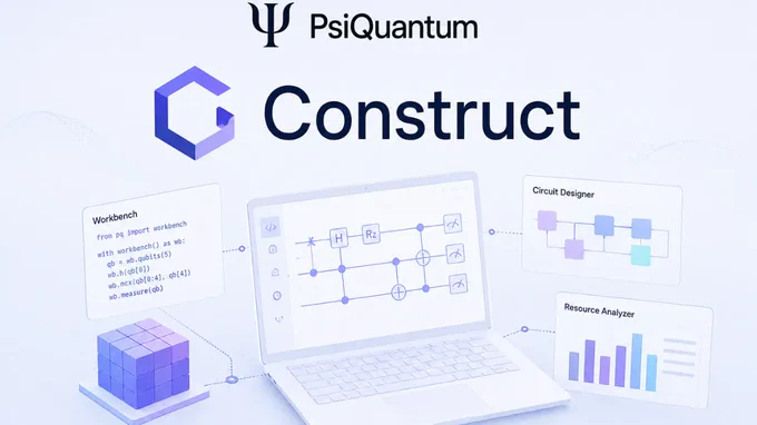 PsiQuantum Construct
PsiQuantum is now open-accessing their proprietary software suite, Construct, accelerating the global shift toward utility-scale quantum computing. Academics, students, and developers worldwide can now use PsiQuantum’s fault-tolerant quantum algorithm development tools with this strategic step, announced on May 28.
Transitioning from NISQ to Fault Tolerance
The future of Fault-Tolerant Quantum Computing (FTQC) and the present era of Noisy Intermediate-Scale Quantum (NISQ) devices have long separated the quantum computing industry. Since its founding, PsiQuantum’s purpose has been solely focused on fault tolerance, whereas NISQ-era algorithms are made to operate on error-prone modern hardware.