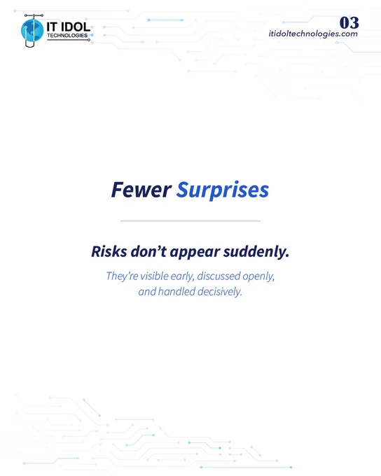 High-maturity delivery isn't louder | IT IDOL Technologies