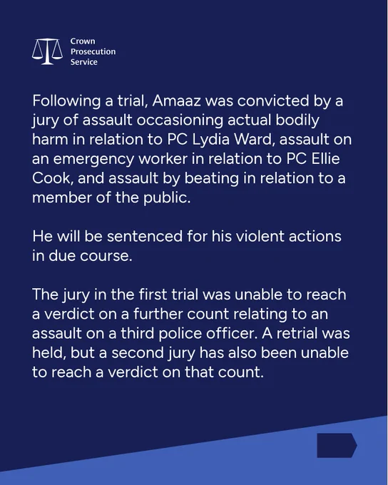 Here is our statement following convictions in relation to an incident at Manchester Airport in July 2024, page one of three