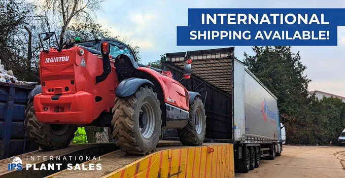 International shipping for used construction machinery